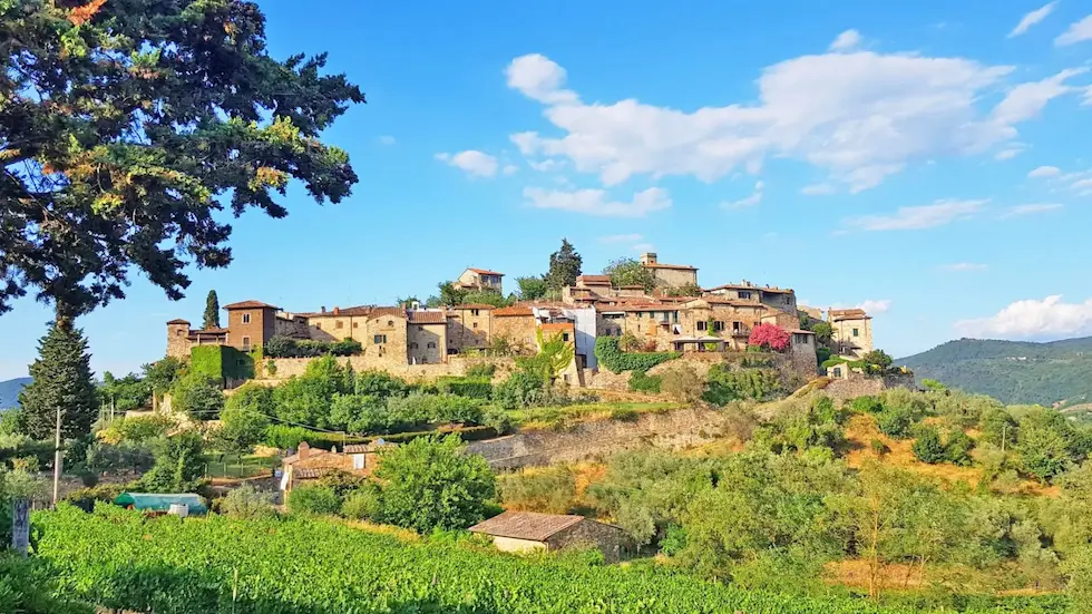 Il borgo di Montefioralle un gioiello nel Chianti in Toscana