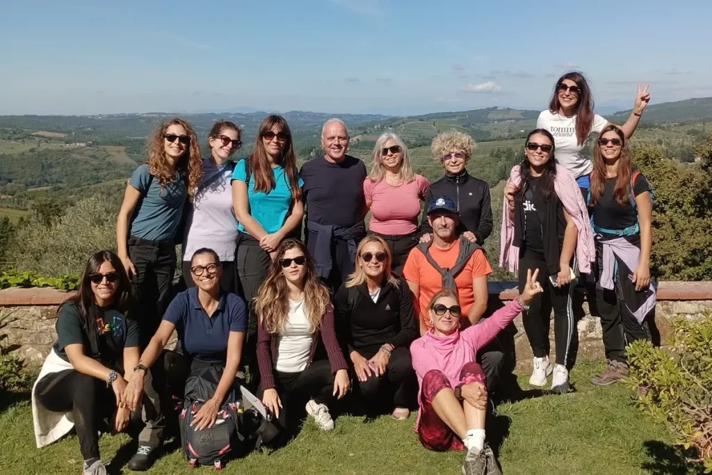 Gruppo Trekking in Chianti